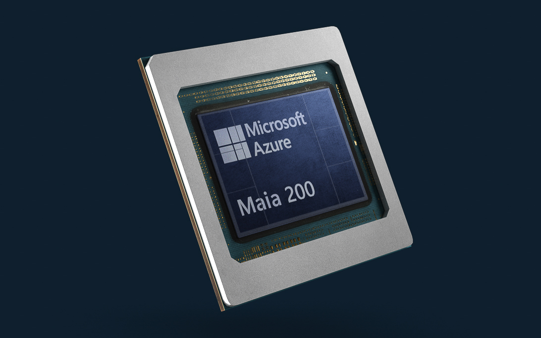MicrosoftのMaia 200(写真提供: Microsoft)