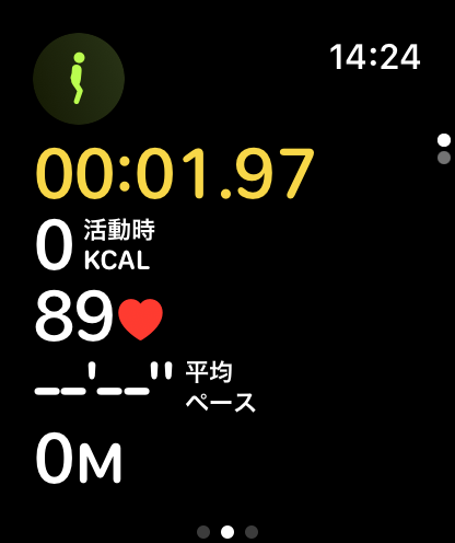 記録画面