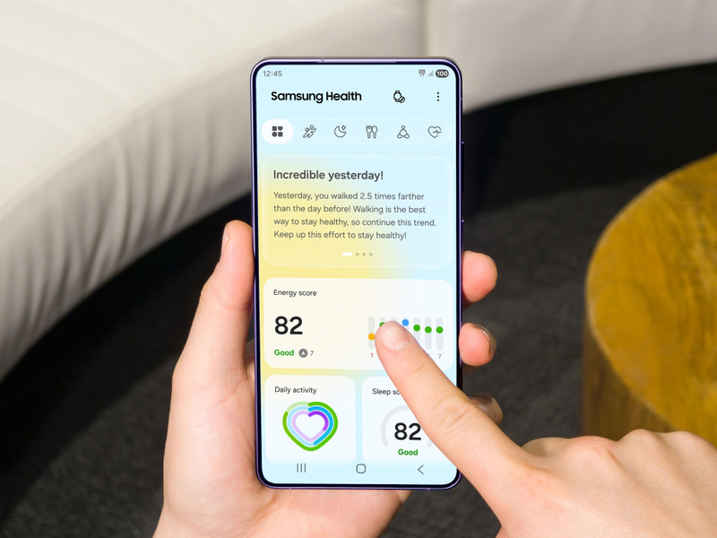 Samsungは独自の機能も備えている