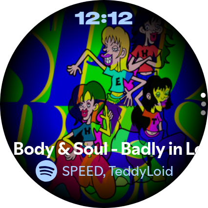 Wear OSでSpotifyアプリを操作