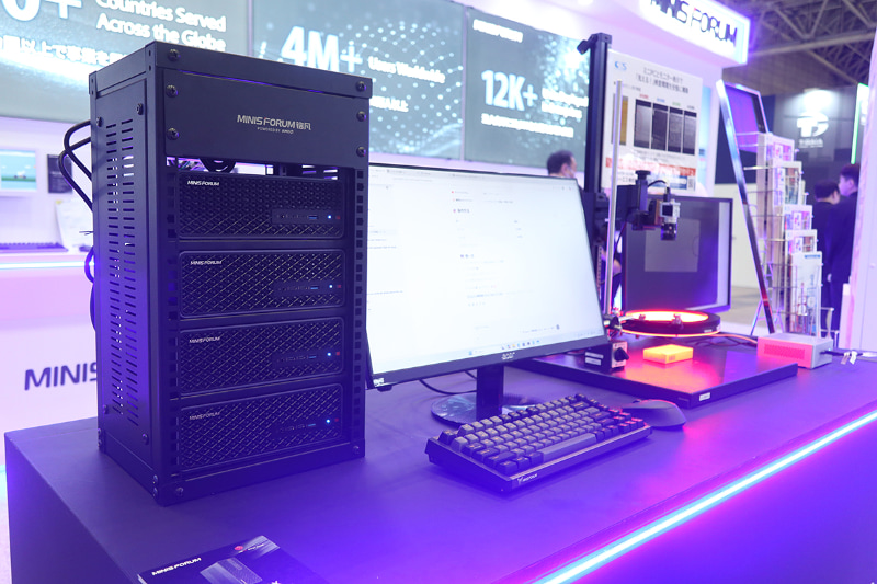 MS-S1 MAXの4台クラスタ構成