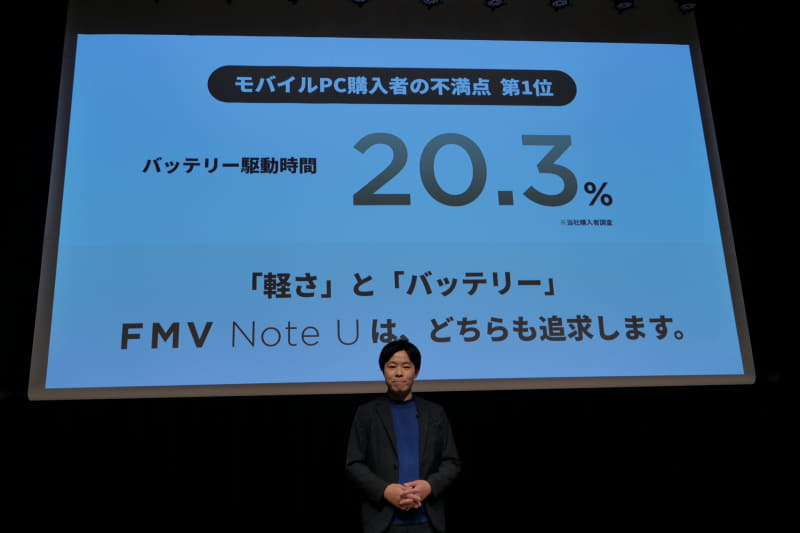 同時に、モバイルPCに軽さだけでなくバッテリ駆動時間を重視することも判明