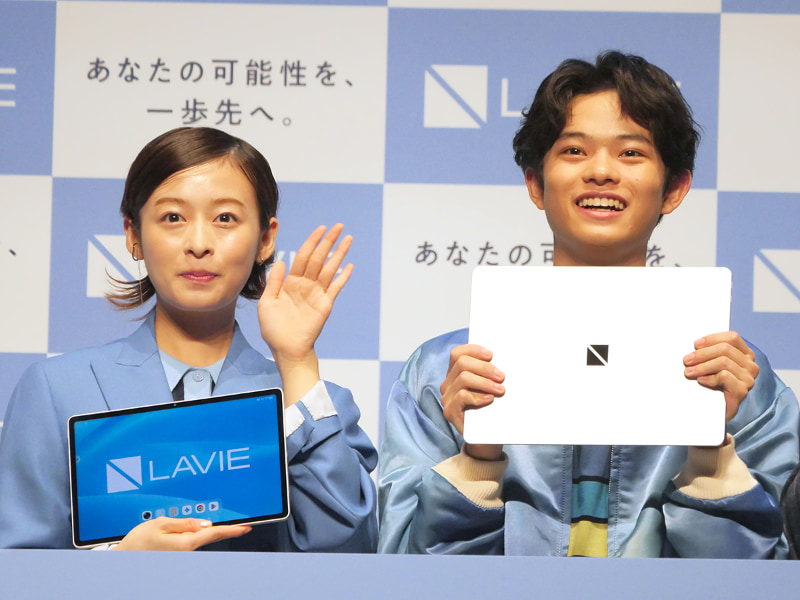 新CMに登場する森七菜さんと黒川想矢さん