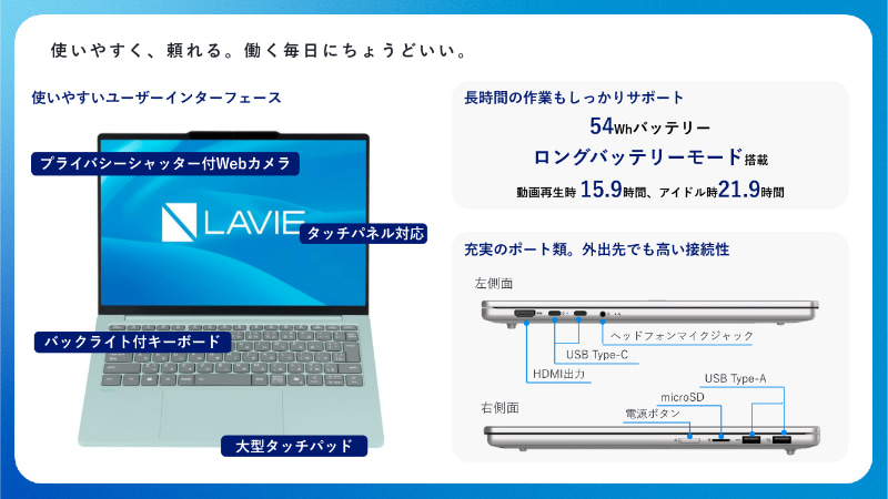 LAVIE N13の特徴