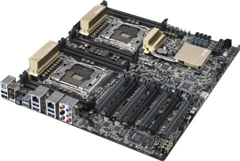 ASUS、ビデオカードを7枚搭載できるデュアルXeonマザー - PC Watch