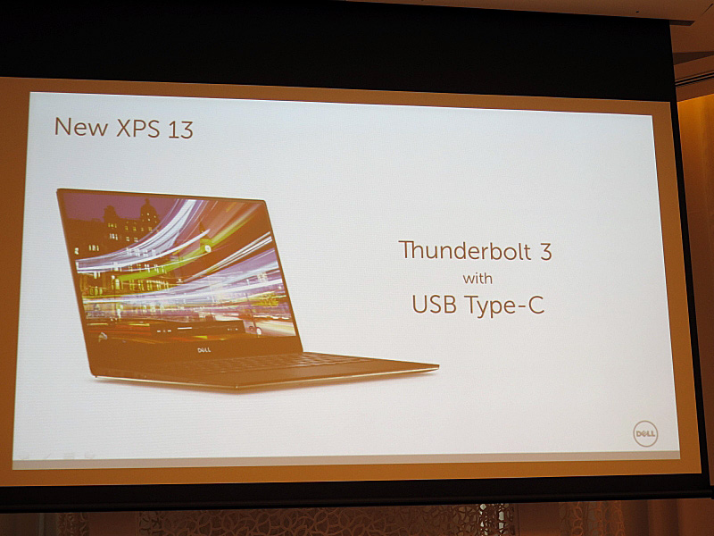 Thunderbolt 3/USB 3.1 Type-Cを搭載し、最大40Gbps転送に対応