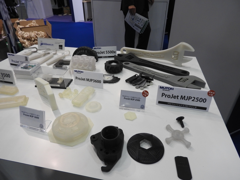 ProJet MJP3600やProJet MJP2500などの出力例
