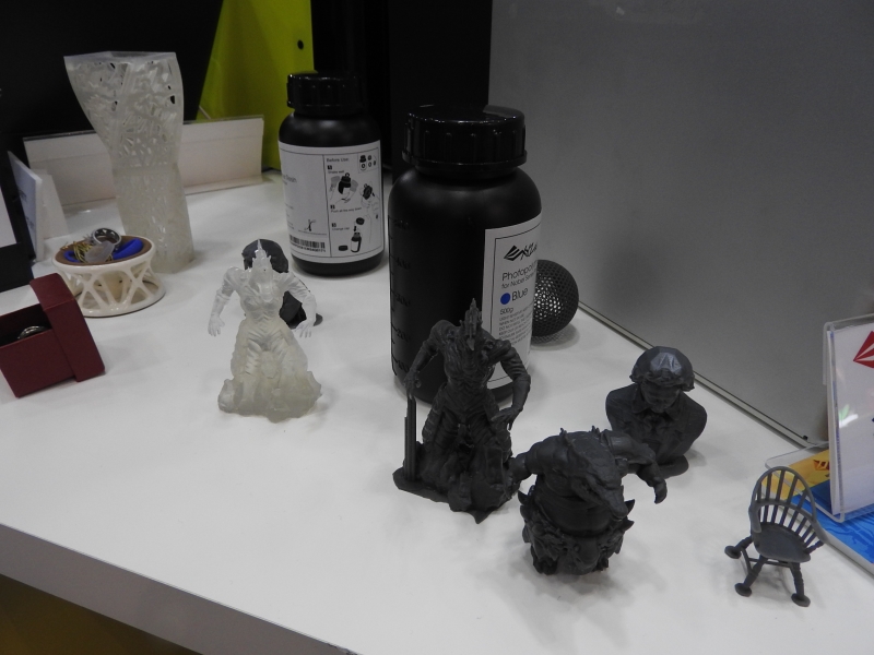 ノーベル 1.0の出力例。造形サイズはあまり大きくないが、その分高精度だ