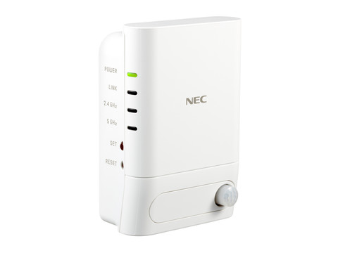NEC、同社初となる2x2 11ac対応の無線LAN中継器 ～コンセント直刺し