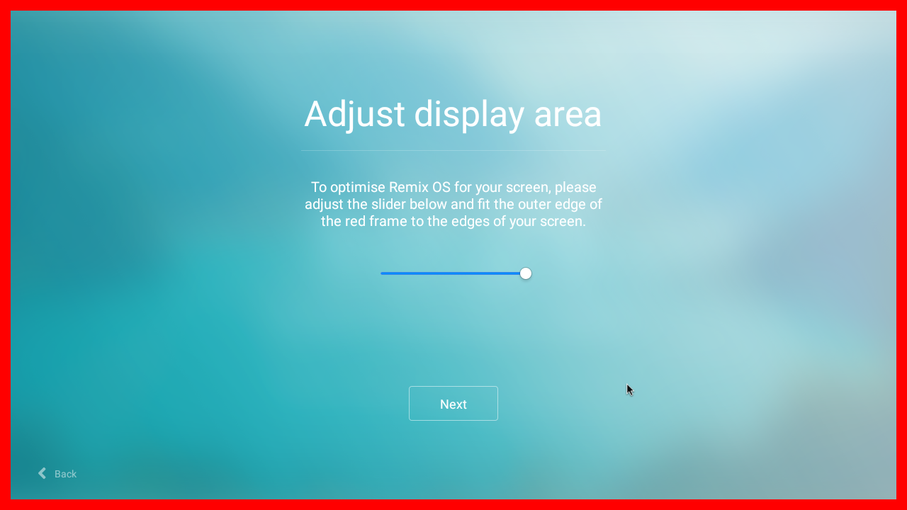 表示エリアの調整