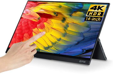 やじうまミニレビュー】約3万円で4K/タッチ対応のモバイル液晶
