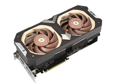ASUS、最大でも動作音が33.8dBのNoctua製ファン搭載「GeForce