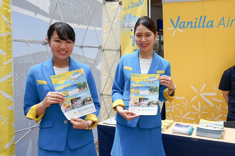 バニラエアのブース
