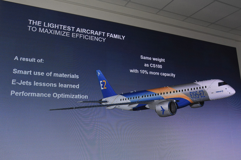 機体の重量が軽く、競合機種と同じ重量ながら10％多い座席数を確保