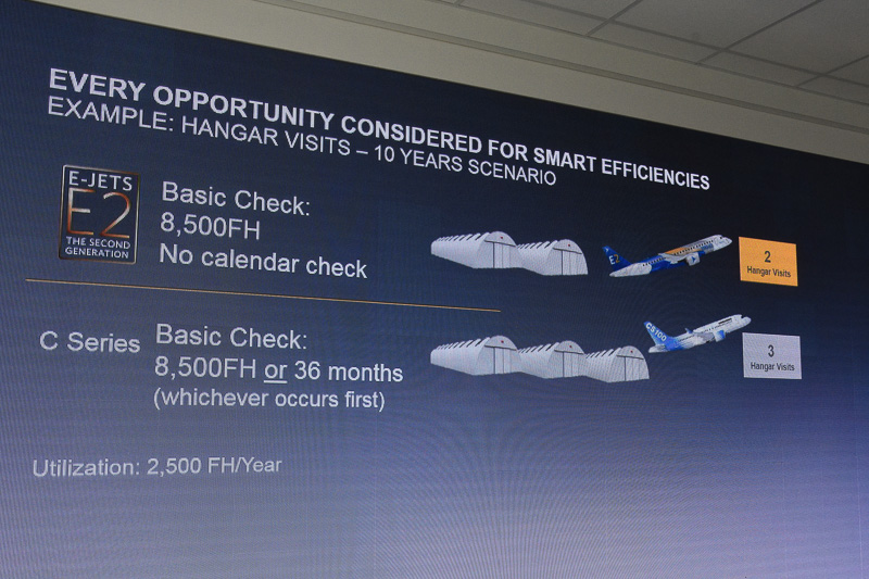 10年間で必要となるメンテナンス回数を削減できることを、メンテナンスコスト削減の一例として紹介