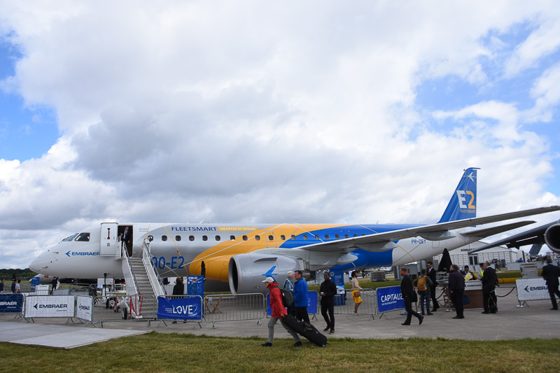 エンブラエル E190-E2型機のフライトテスト機