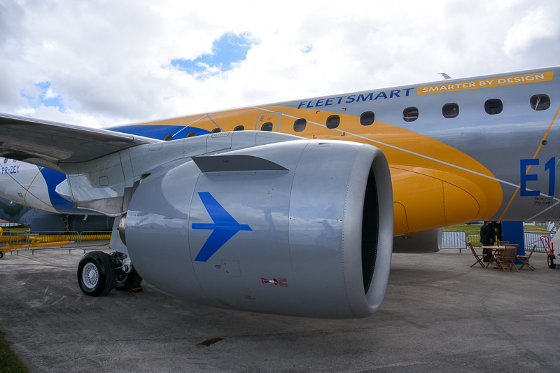 エンジン。プラット＆ホイットニーのギアード・ターボファンエンジン「PW1900G」シリーズを採用する