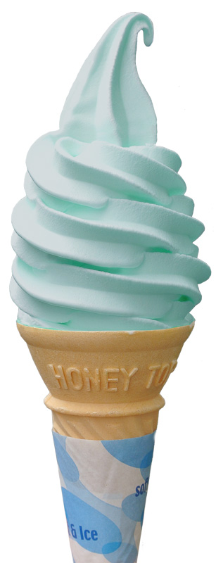 北陸道 米山SA（上り）ラムネソフト（350円）