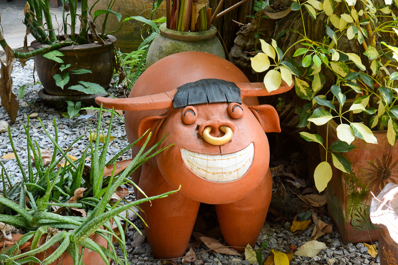 ウェルカムボードもそうだが、随所にかわいらしいオブジェが飾られている