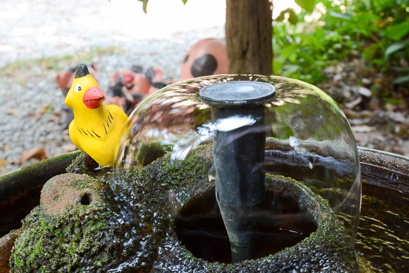 ウェルカムボードもそうだが、随所にかわいらしいオブジェが飾られている