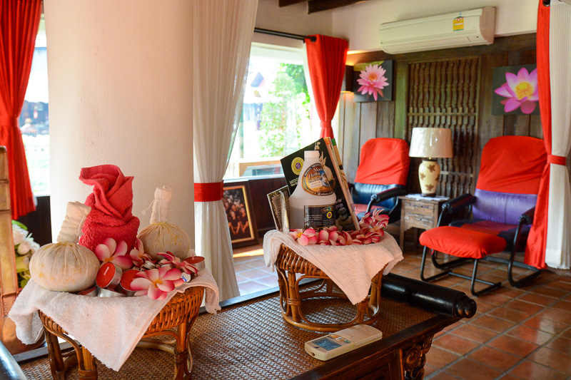 タイ式マッサージの有資格者が揃うマッサージルーム