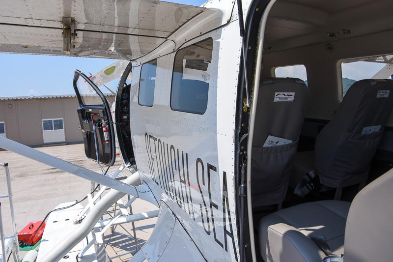 フロートの上からの眺め