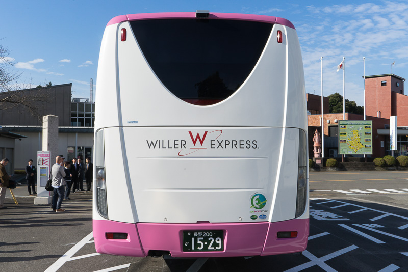 WILLER EXPRESS 成田シャトル、後面から