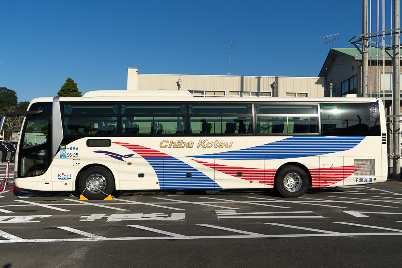 共同運行する千葉交通の車両