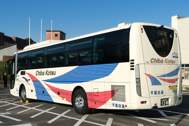 共同運行する千葉交通の車両