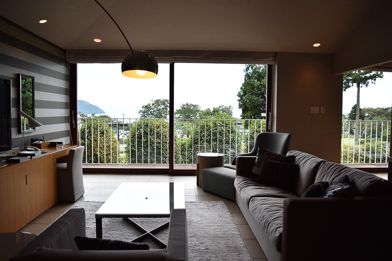 スイートルームの一例。明るく開放感のあるお部屋でした