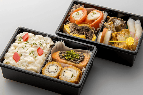 ANA、国内線プレミアムクラスの機内食「Premium GOZEN」「Premium SABO