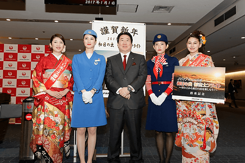 JALの「2017 初日の出 初富士フライト」はJAL SKY NEXT機で快適に鑑賞