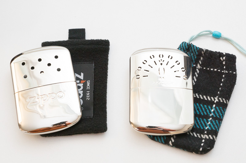 ちなみに古く1923年から現在でも販売されているハクキンカイロとほとんど同じ構造