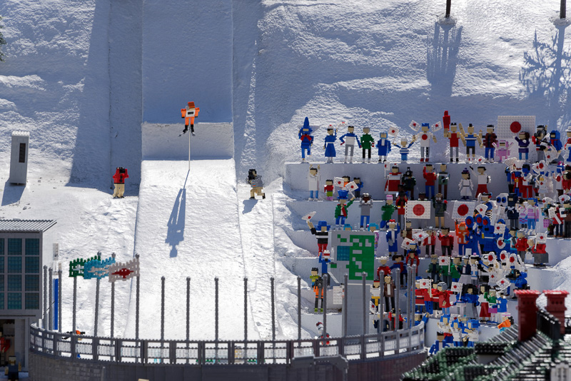 なぜか富士山の麓で開催されているスキージャンプ大会