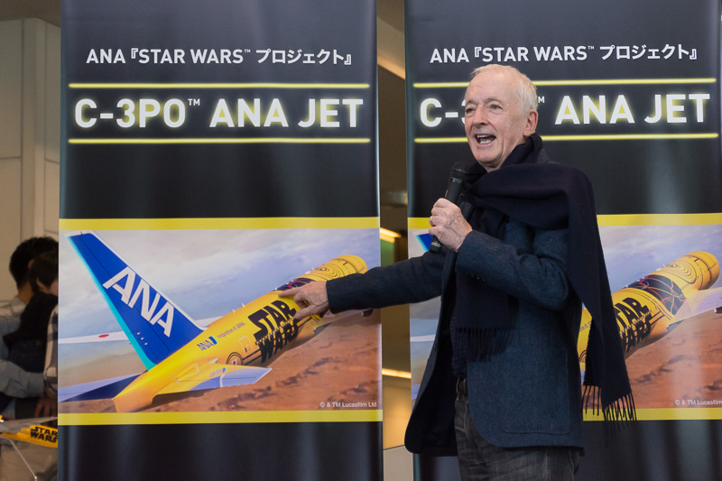 C-3PO役のアンソニー・ダニエルズ氏