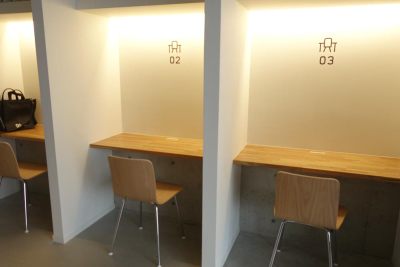 予約制のデスクブース