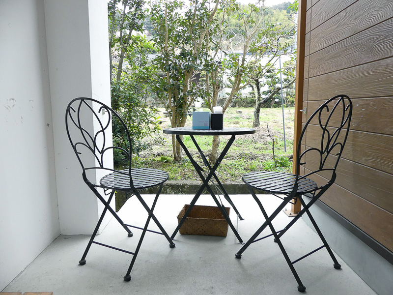 緑を見ながらのこんな特等席も