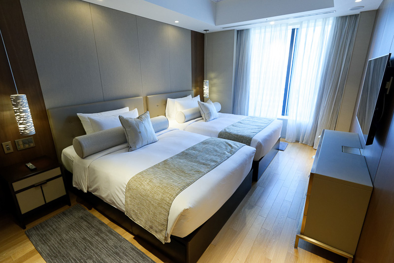 大容量収納がある主寝室