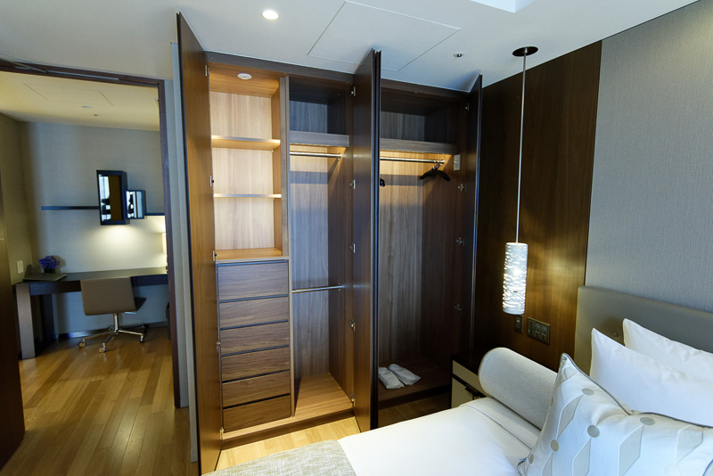 大容量収納がある主寝室