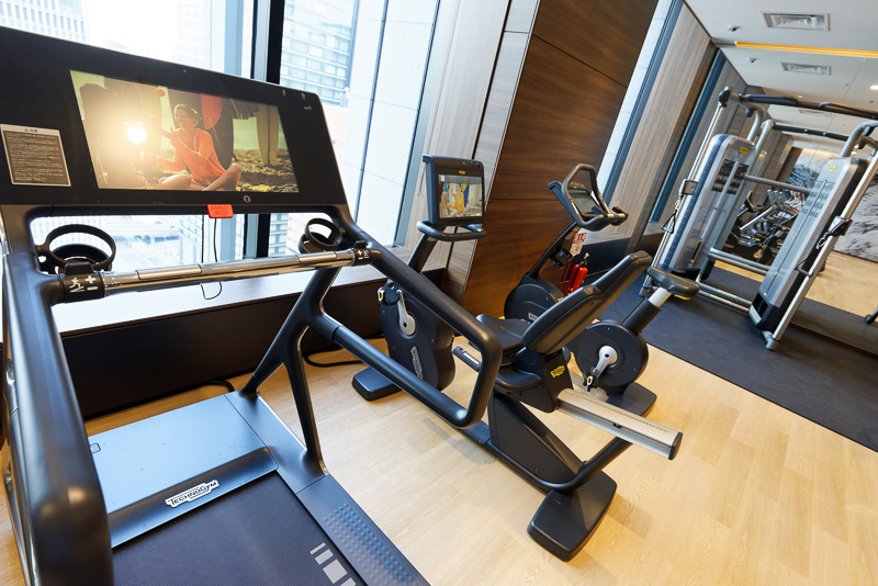 24時間利用可能なトレーニングジム