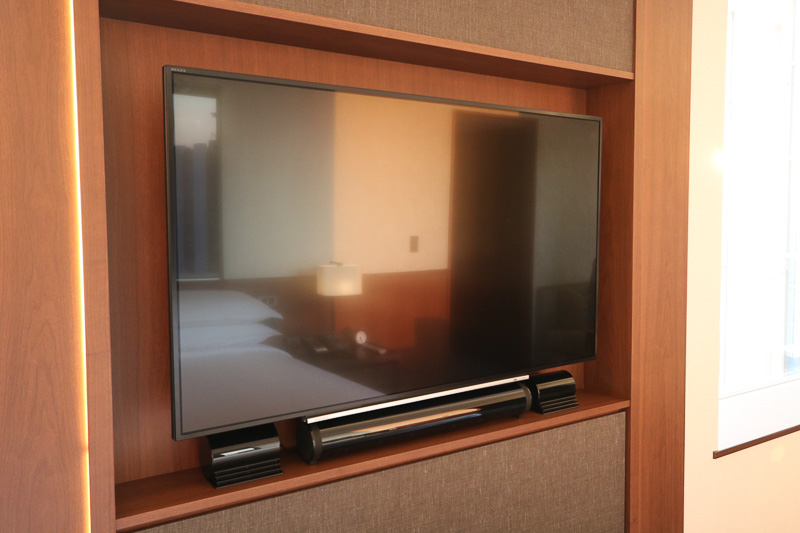 テレビは55インチ