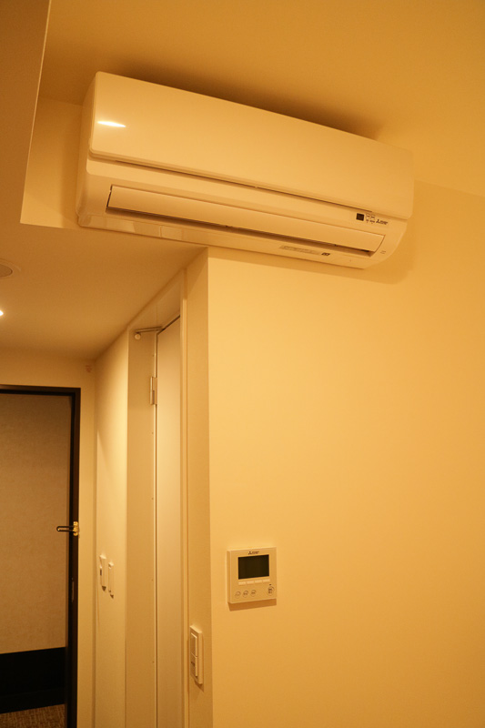 客室ごとにエアコンが備え付けられているので、自分好みに温度を調整できる
