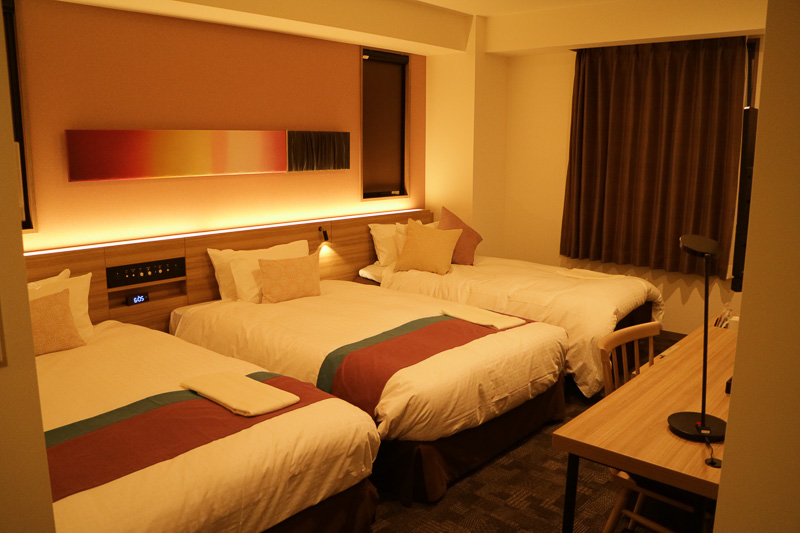 エキストラベッドを使った状態