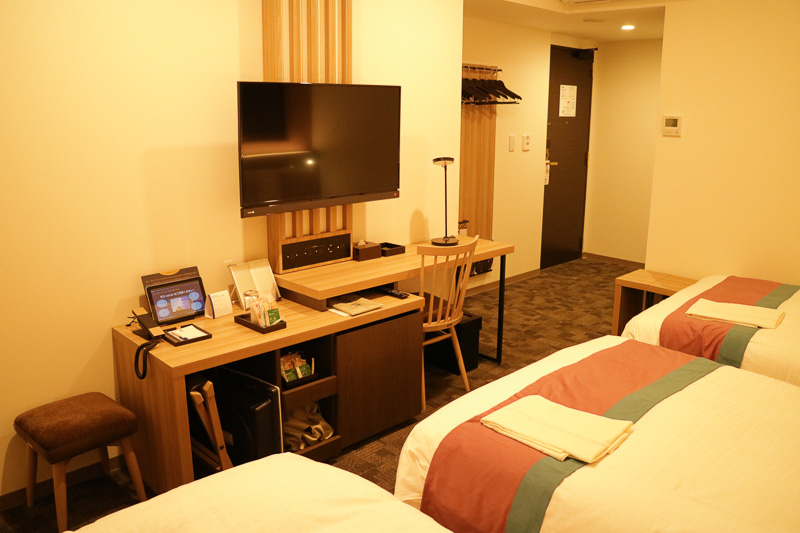 エキストラベッドを使った状態