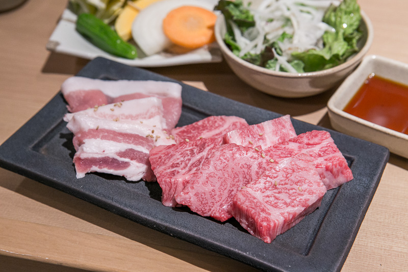 この日いただいたのは、焼肉Bランチ（2500円）