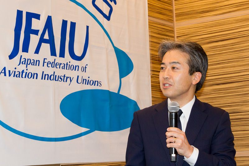 航空連合 会長 松岡宏冶氏