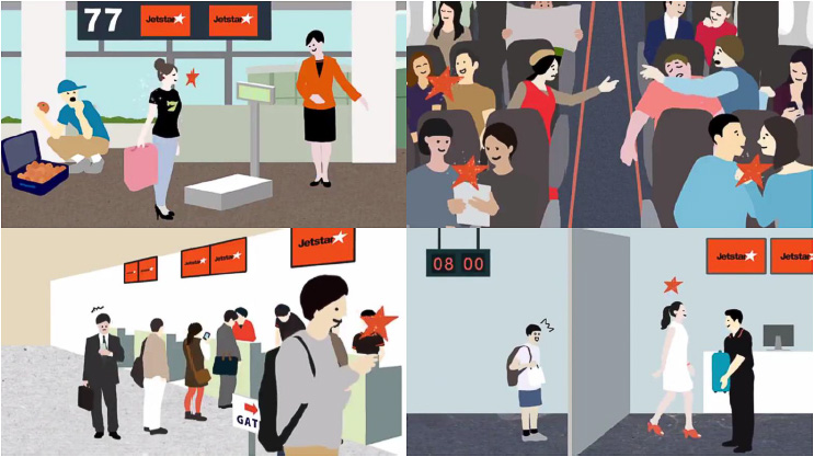 事前に目をとおしておくことで、スムーズに搭乗手続きが行なえるようになる動画「Good Travel, No Trouble」