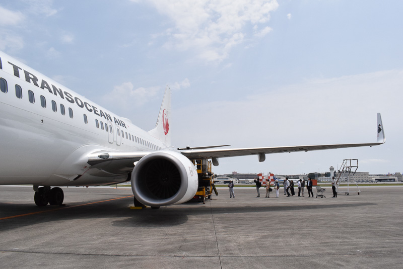 ウィングレット部は約90度立ち上がっている