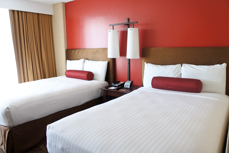 宿泊した「オーシャンビュー」の客室