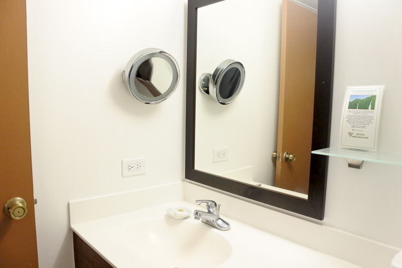 バスルームも使い勝手がいい大きさ